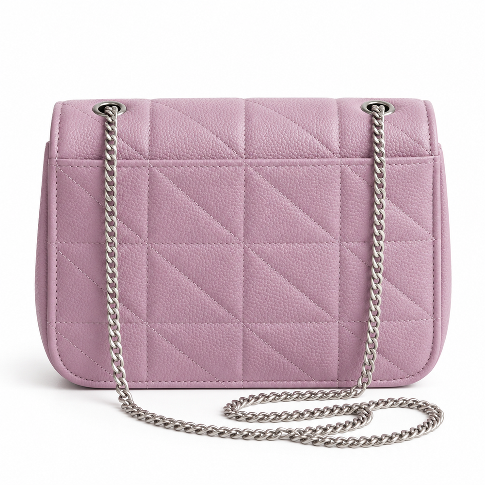 SERAPHINA — BLUSH QUILTED CHAIN BAG