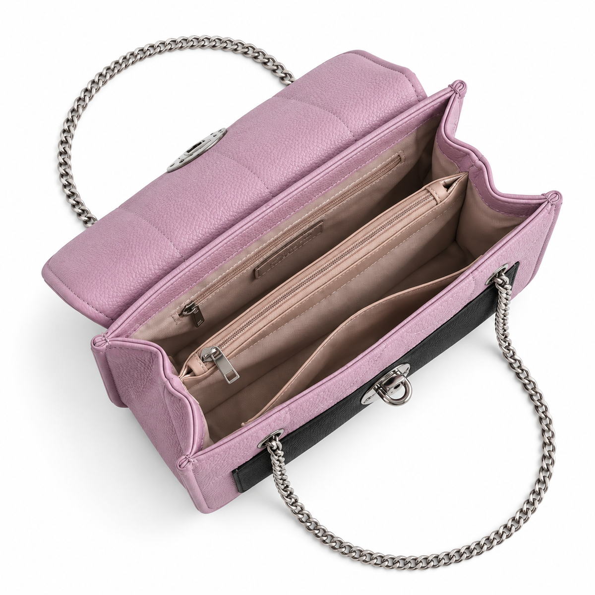 SERAPHINA — BLUSH QUILTED CHAIN BAG