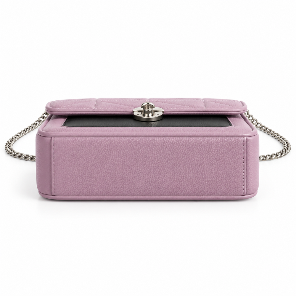 SERAPHINA — BLUSH QUILTED CHAIN BAG