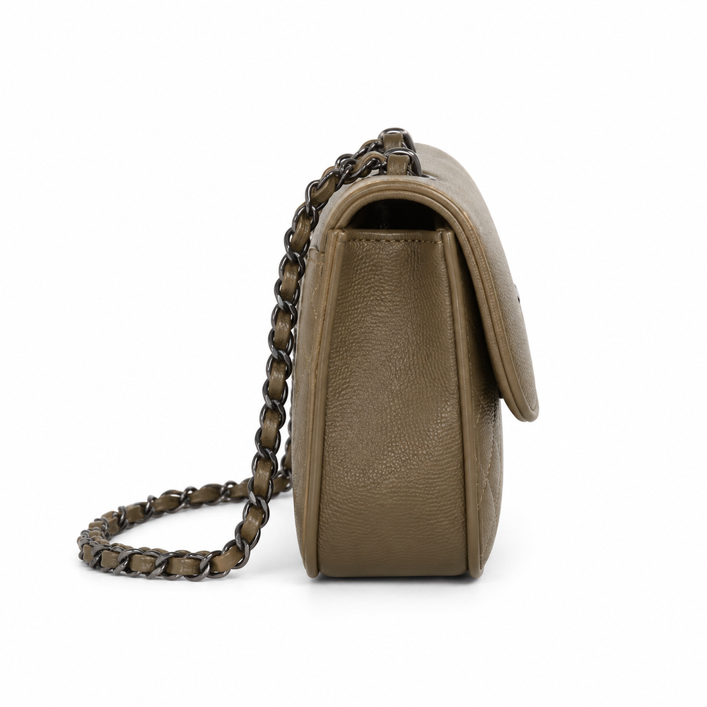 SELVIA — SAGE QUILTED CHAIN BAG