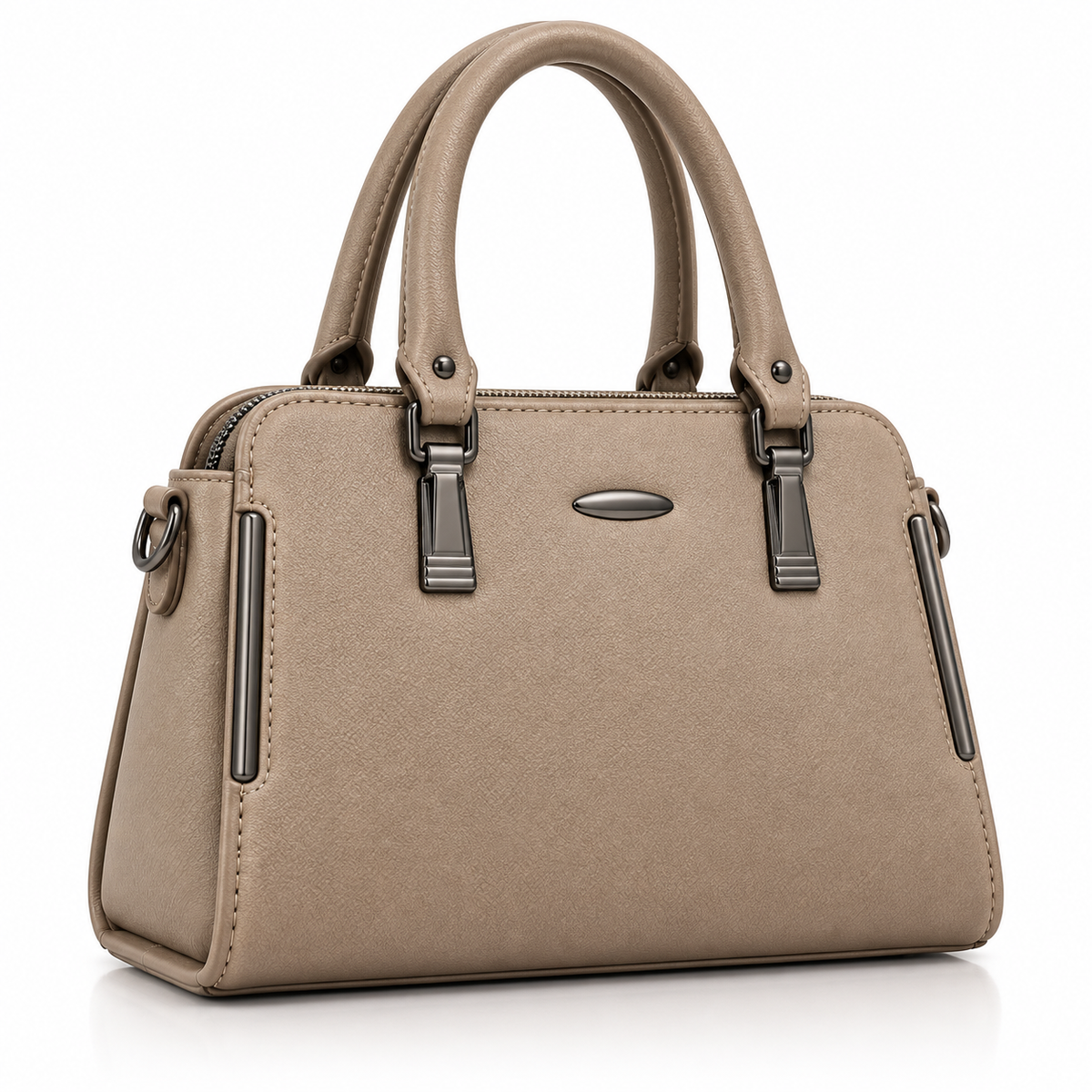 AVELINE — TAUPE STRUCTURED HANDBAG