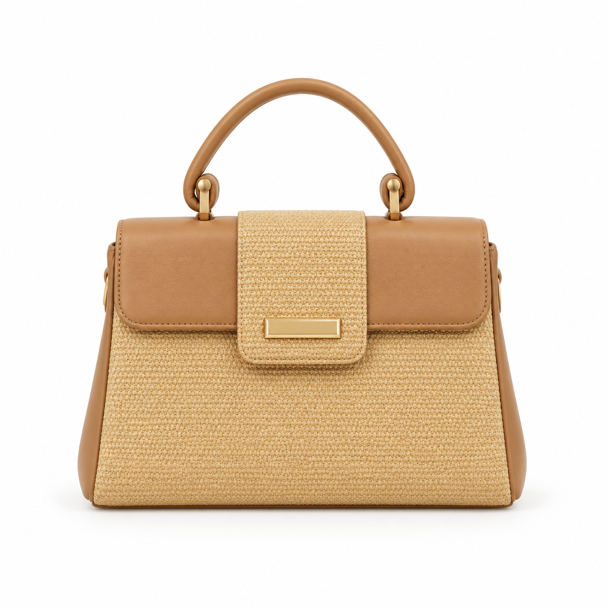 ELVARA — DOVE GREY TEXTURED HANDBAG