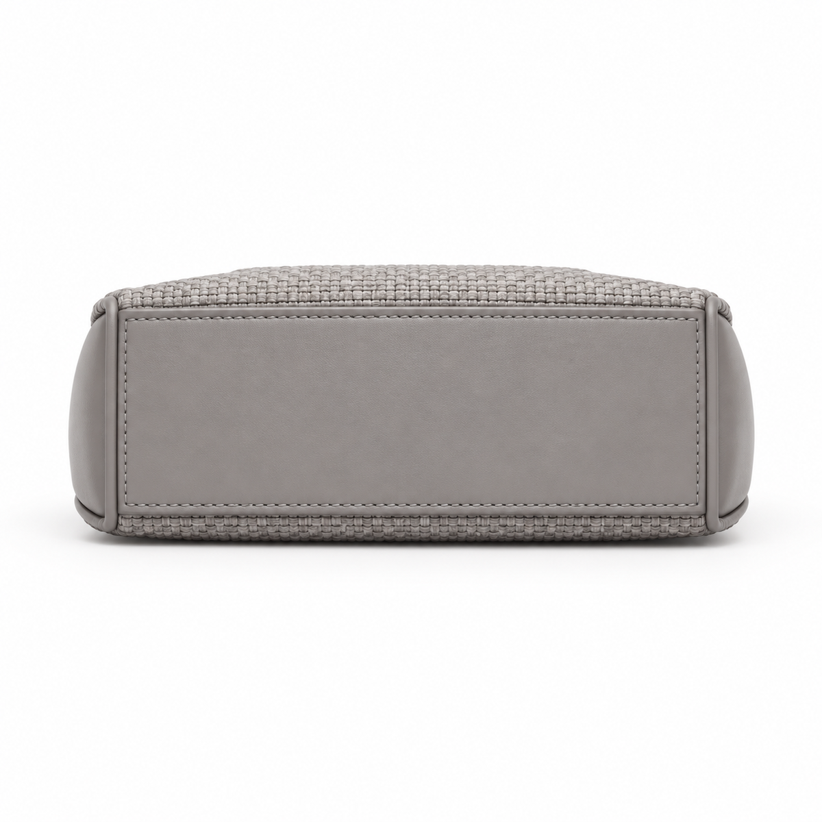 ELVARA — DOVE GREY TEXTURED HANDBAG