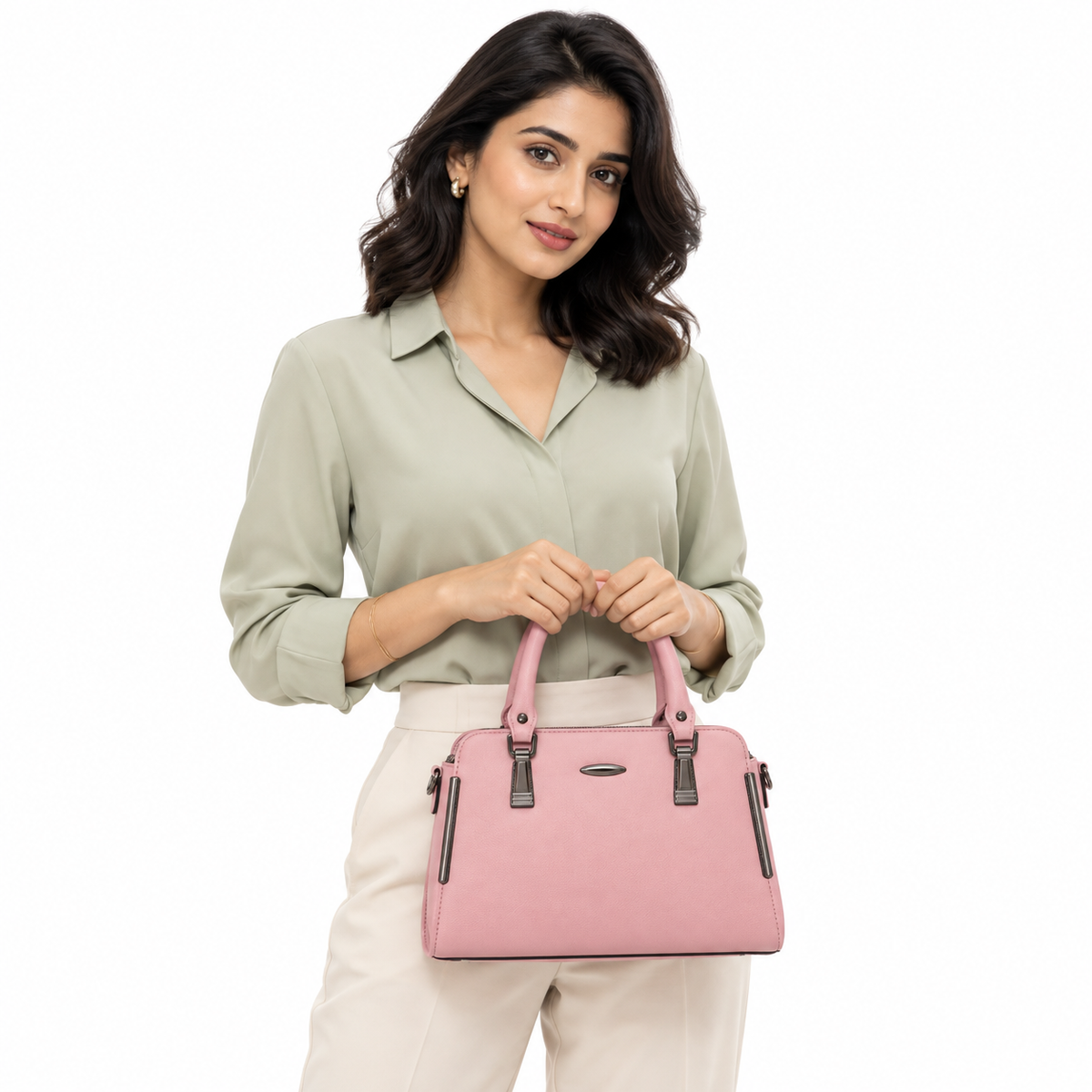 Taupe Structured Bag