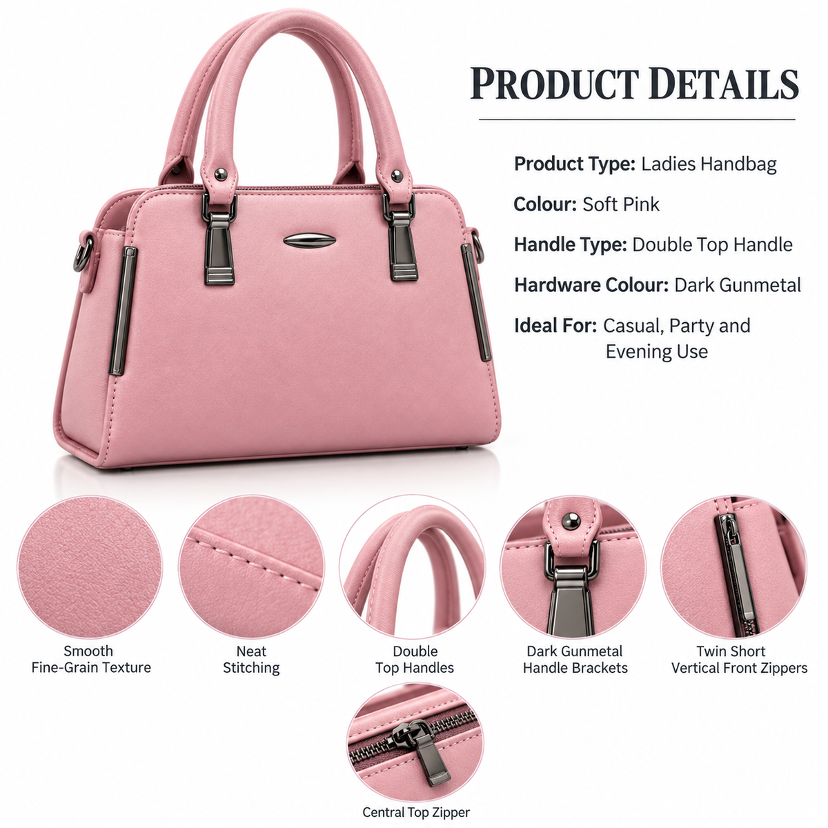 Taupe Structured Bag