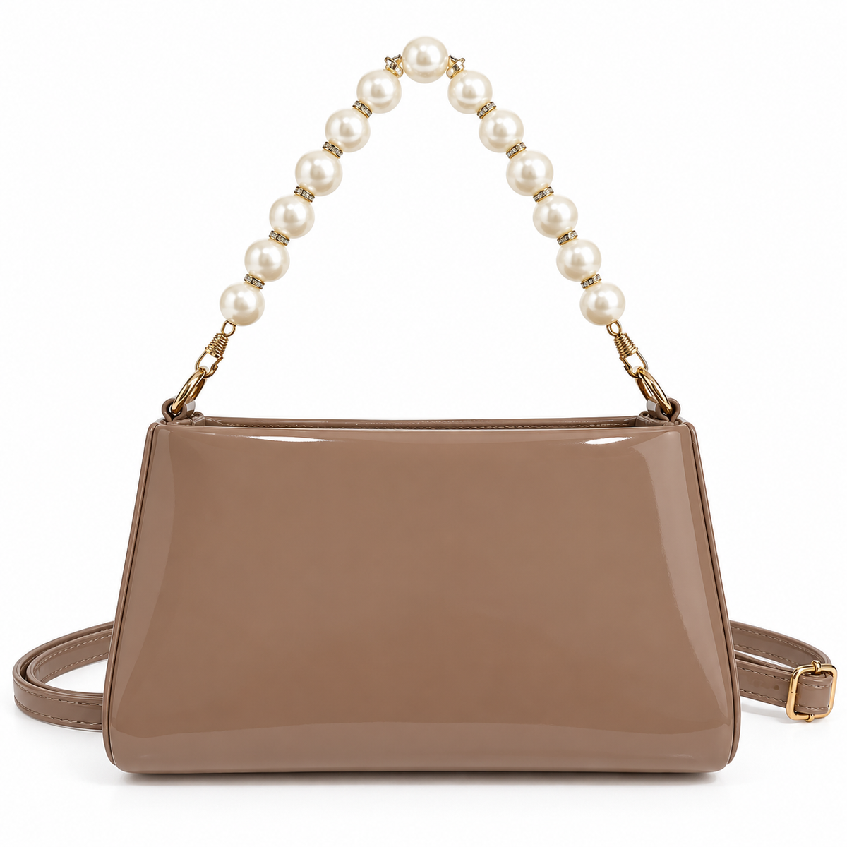 CALISTA — MOCHA PEARL HAND BAG