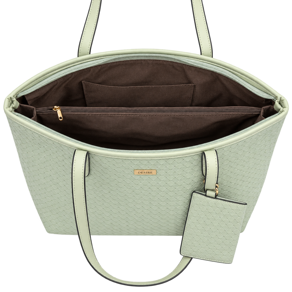 AVELINE — SAGE TEXTURED EVERYDAY TOTE