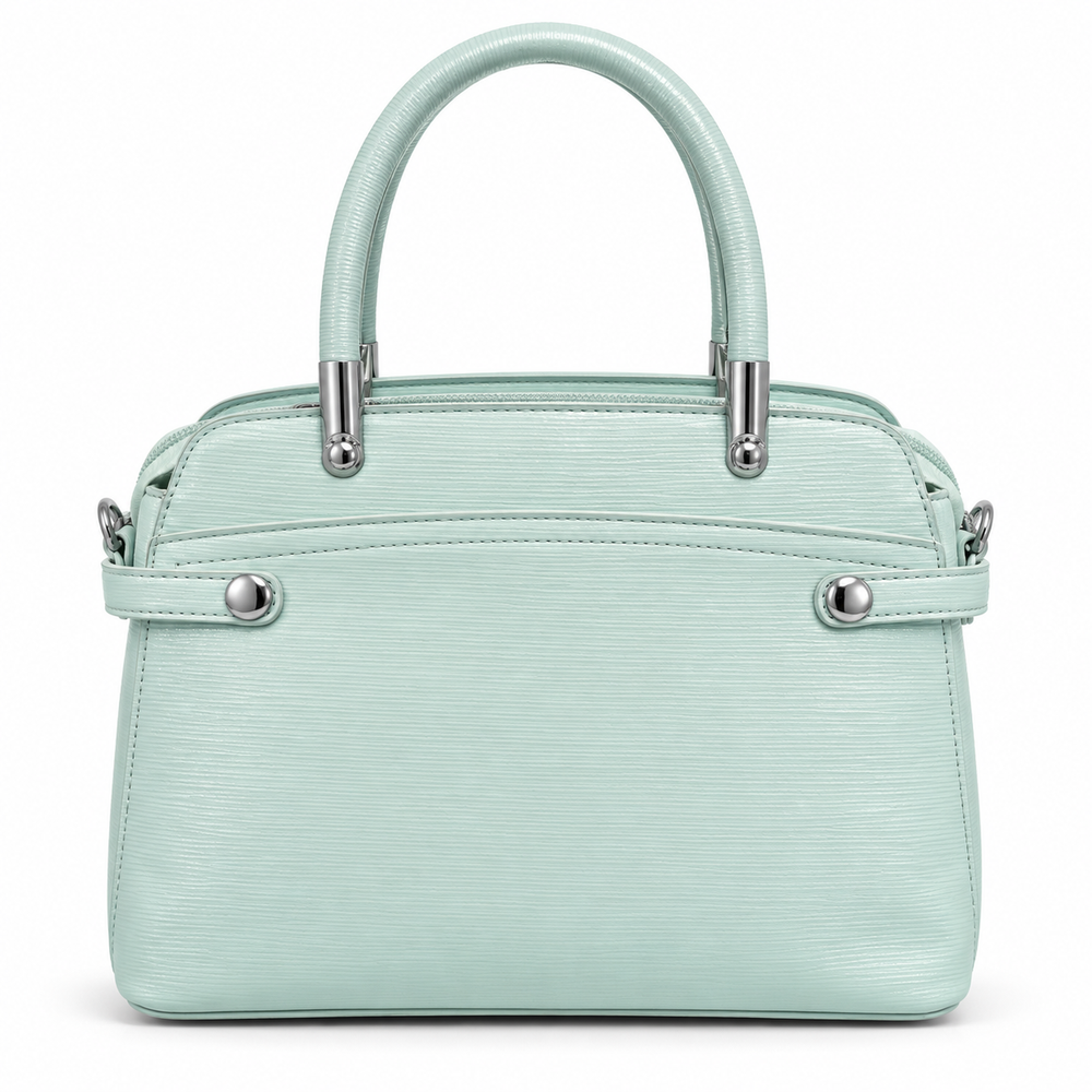 ELVIRA — MINT STRUCTURED SATCHEL BAG