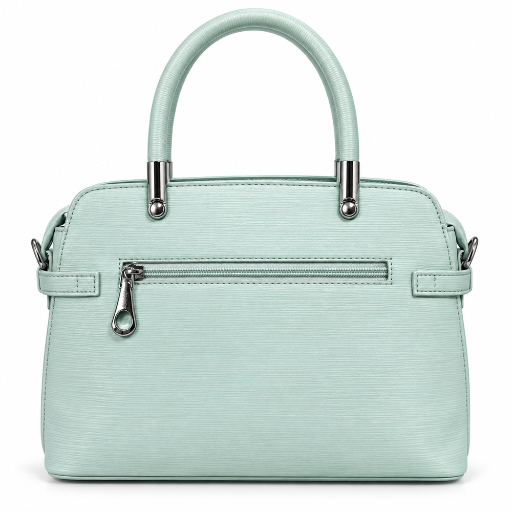 ELVIRA — MINT STRUCTURED SATCHEL BAG