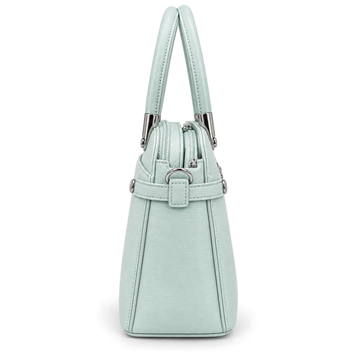 ELVIRA — MINT STRUCTURED SATCHEL BAG