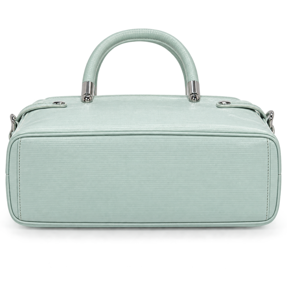 ELVIRA — MINT STRUCTURED SATCHEL BAG