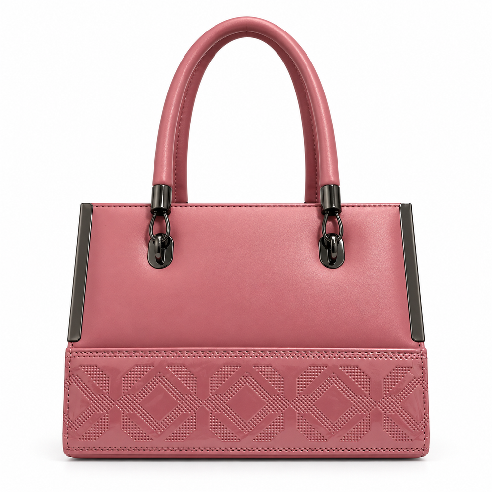 VALENTINA — ROSE STRUCTURED HANDBAG