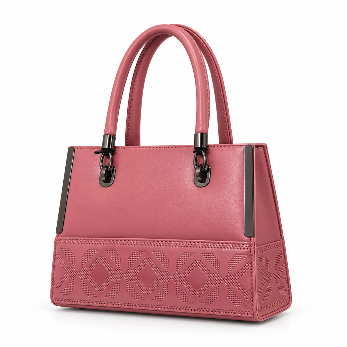 VALENTINA — ROSE STRUCTURED HANDBAG