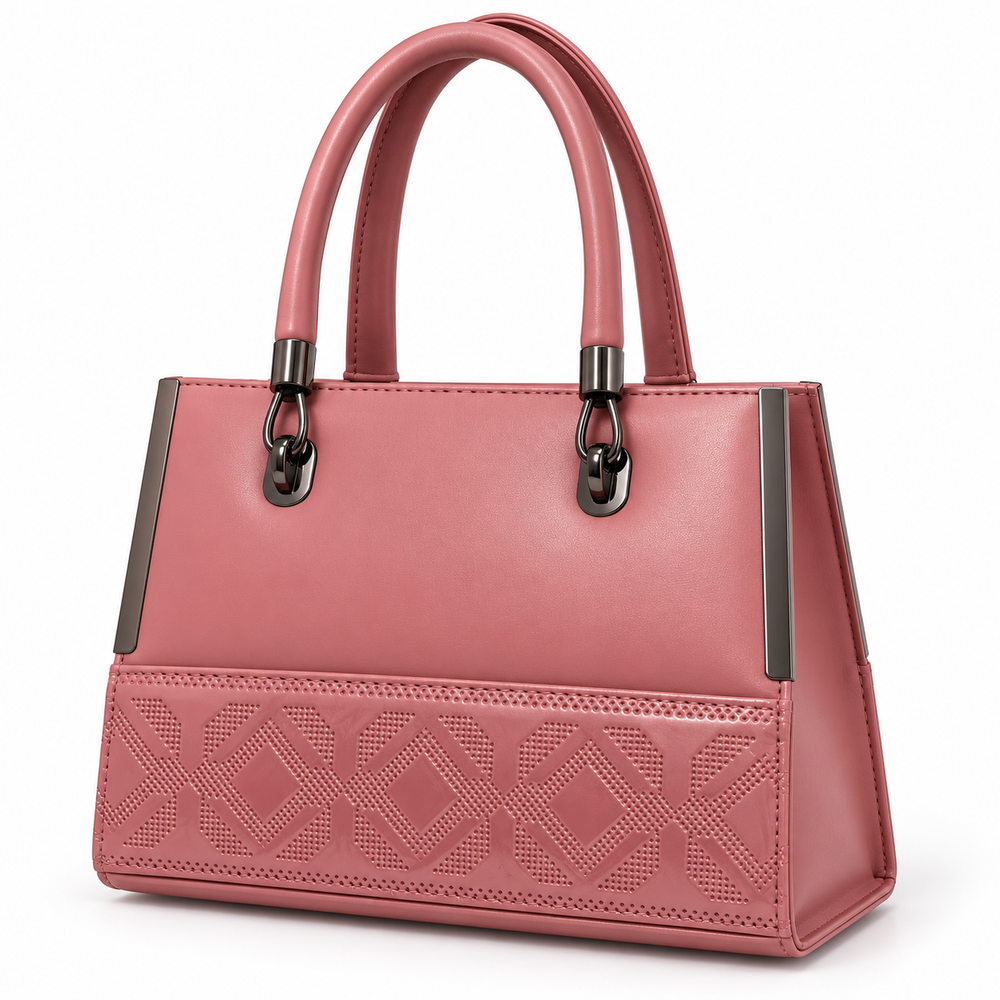 VALENTINA — ROSE STRUCTURED HANDBAG