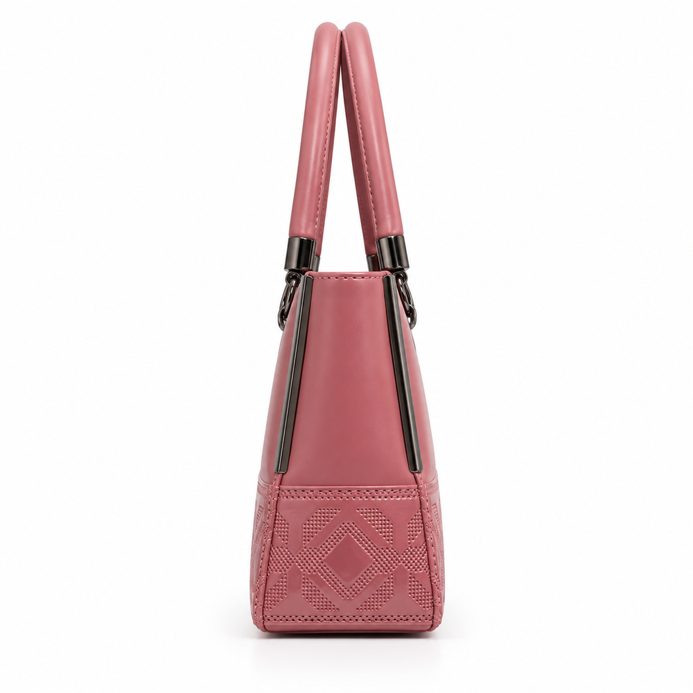 VALENTINA — ROSE STRUCTURED HANDBAG